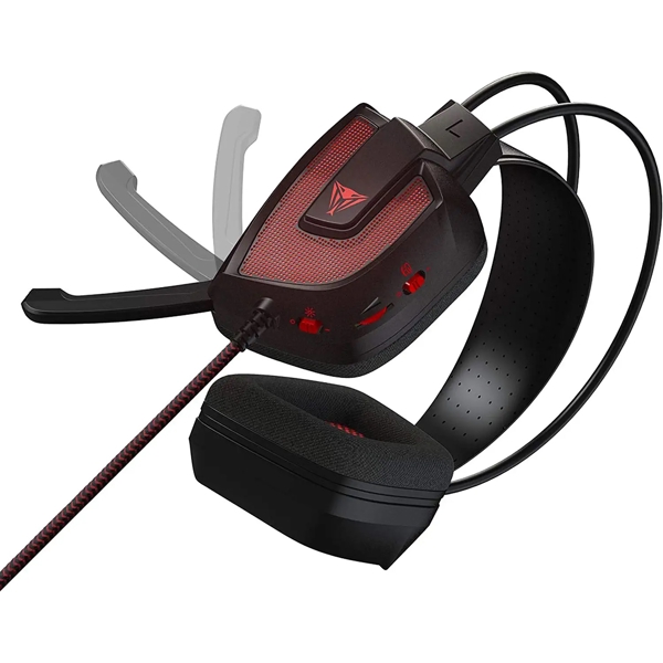 ყურსასმენი Patriot PV3607UMLK Viper V360, Gaming Headset, Wired, LED, USB, Black