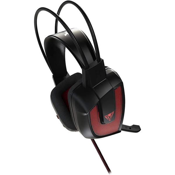 ყურსასმენი Patriot PV3607UMLK Viper V360, Gaming Headset, Wired, LED, USB, Black