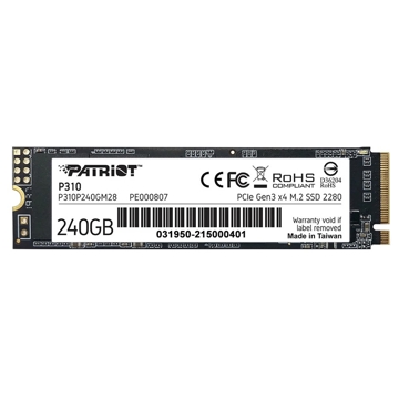 მყარი დისკი Patriot P310P240GM28, 240GB, Hard Drive