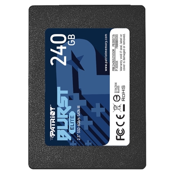 Patriot PBE240GS25SSDR, 240GB, 2.5", Hard Drive