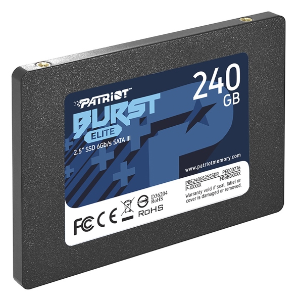 Patriot PBE240GS25SSDR, 240GB, 2.5", Hard Drive