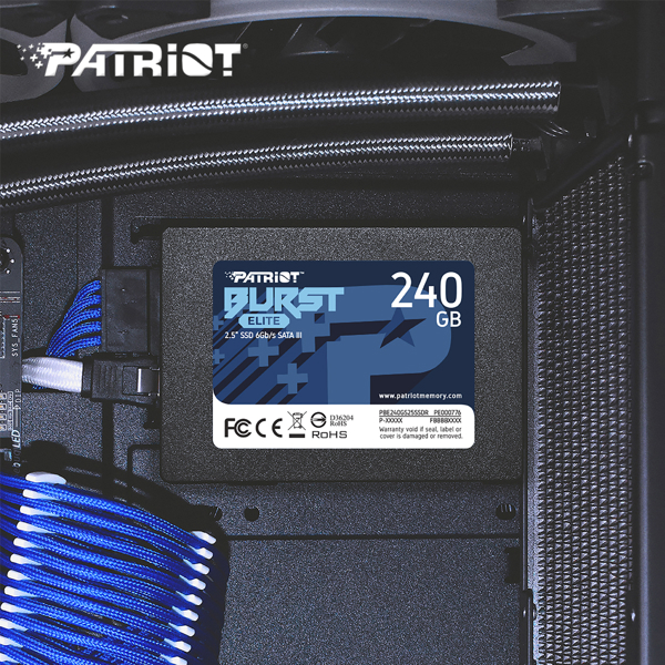 Patriot PBE240GS25SSDR, 240GB, 2.5", Hard Drive