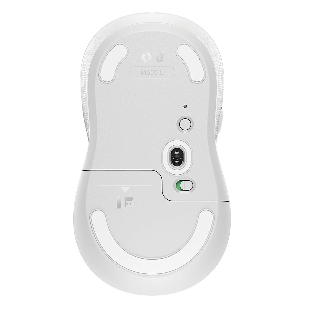მაუსი Logitech L910-006255 M650 Signature, Wireless, USB, Mouse, White