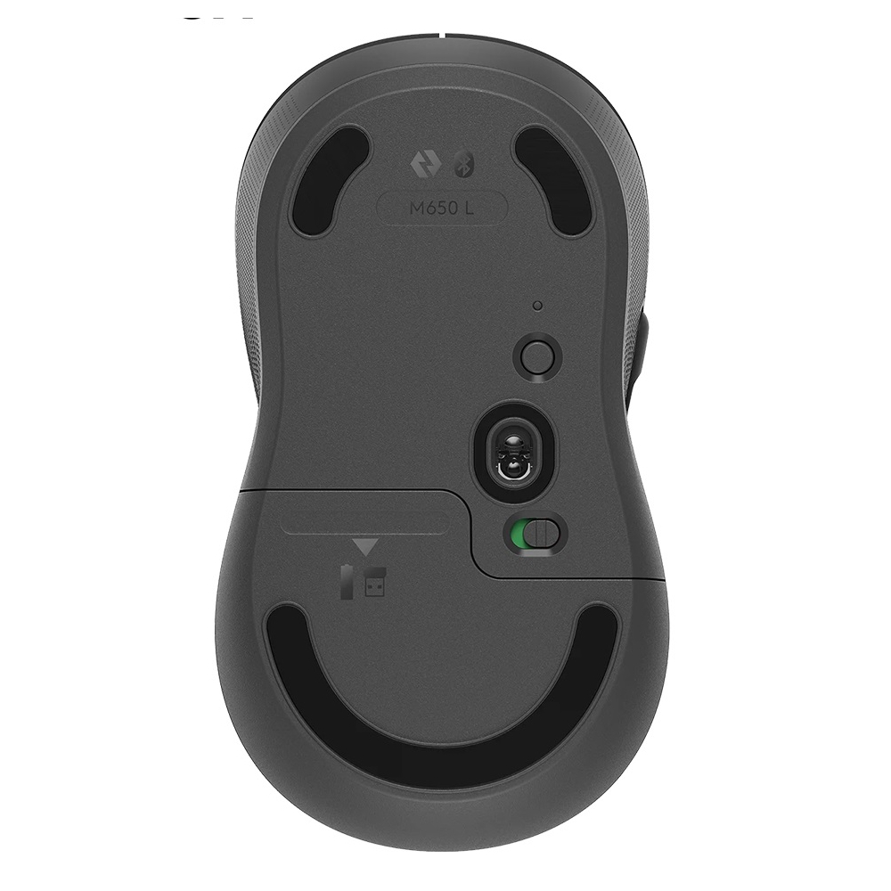 მაუსი Logitech L910-006253 M650 Signature, Wireless, USB, Mouse, Black