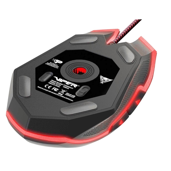 მაუსი Patriot PV530OULK Viper V530, Wired, USB, Gaming Mouse, Black