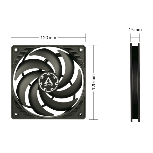 ქულერი Arctic ACFAN00187A, 120mm, 2100RPM, Cooler, Black