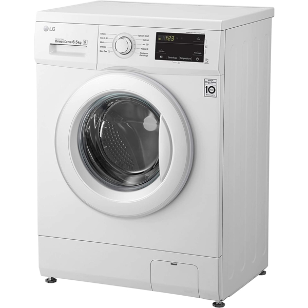 სარეცხი მანქანა LG F2J3WN3WE, 6.5Kg, B, 1200Rpm, Washing Machine, White