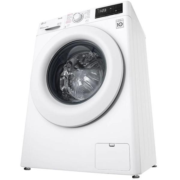 სარეცხი მანქანა LG F2WV3S7S3E, 7Kg, D, 1200Rpm, Washing Machine, White