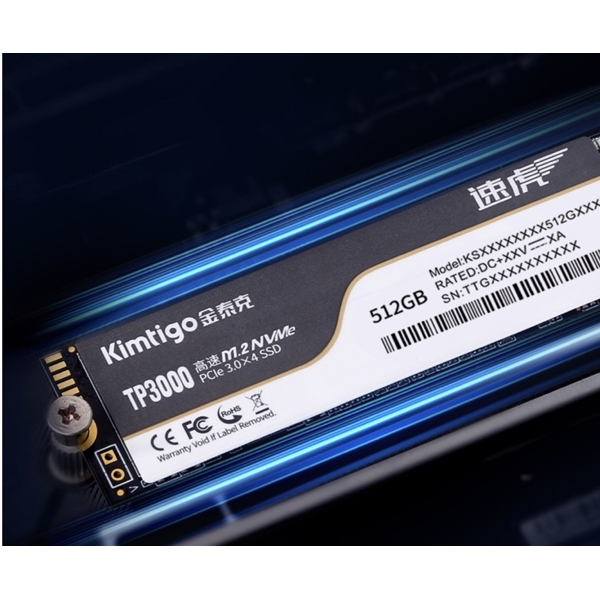 Kimtigo SSD NVMe 256GB TP-3000 K256P3M28TP3000 M.2 2280, PCIe 3.0