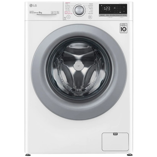 სარეცხი მანქანა LG F4WV308S4U, 8Kg, A+++, 1400Rpm, 73Db, Washing Machine, White