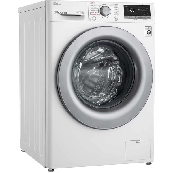 სარეცხი მანქანა LG F4WV308S4U, 8Kg, A+++, 1400Rpm, 73Db, Washing Machine, White