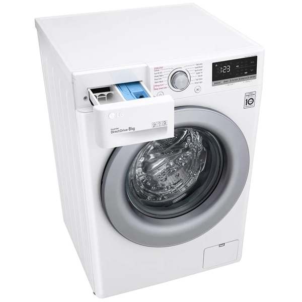 სარეცხი მანქანა LG F4WV308S4U, 8Kg, A+++, 1400Rpm, 73Db, Washing Machine, White