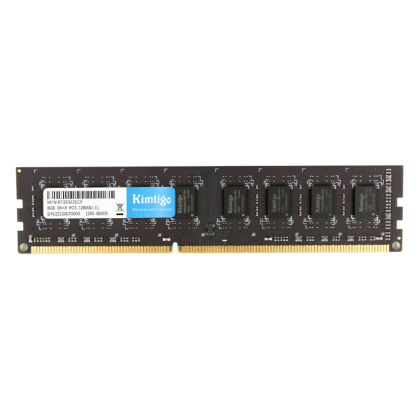 ოპერატიული მეხსიერება Kimtigo KMTU8GF581600, RAM 8GB, DDR3 UDIMM, 1600MHz