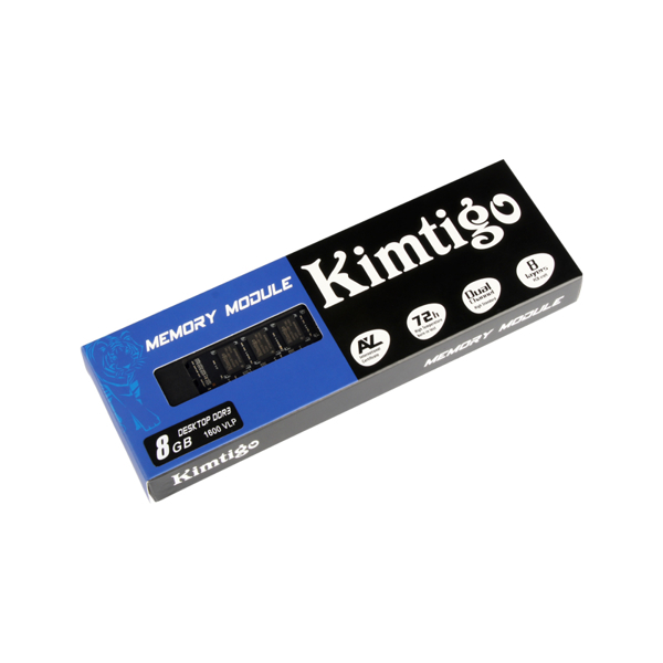 ოპერატიული მეხსიერება Kimtigo KMTU8GF581600, RAM 8GB, DDR3 UDIMM, 1600MHz