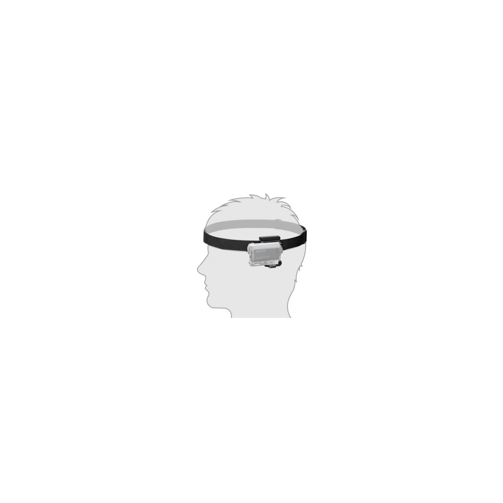 კამერის სამაგრი Sony BLTUHM1.SYH, Headband Mount For Action Cam, Black