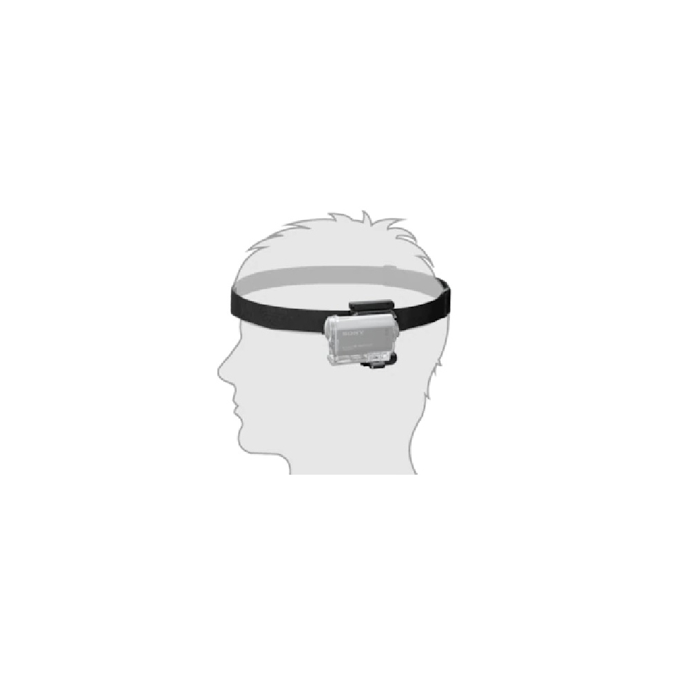 კამერის სამაგრი Sony BLTUHM1.SYH, Headband Mount For Action Cam, Black