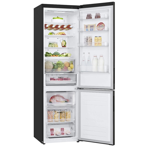 მაცივარი LG GBB62BLFGC, 384L, D, No Frost, Refrigerator, Black