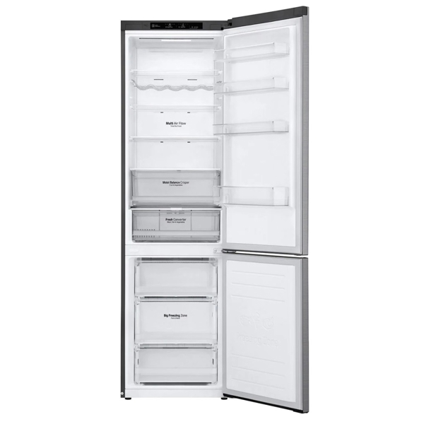 მაცივარი LG GBB62PZJMN,  384L, E, No Frost, Refrigerator, Silver