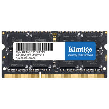 Kimtigo KMTS4G8581600, RAM 4GB, DDR3 SODIMM, 1600MHz