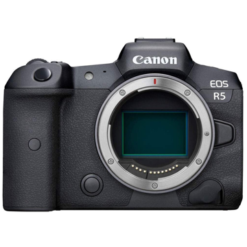 Canon 4147C050AA EOS R5 Body, 45Mp, Touchscreen, NFC, Bluetooth, Wifi, USB, HDMI, Black