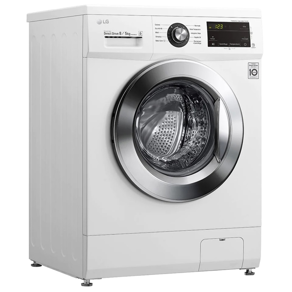 სარეცხი+საშრობი მანქანა LG F4J3TM5WE, 8KG, D, 1400Rpm, 54Db, Washer-Dryer Machine, White