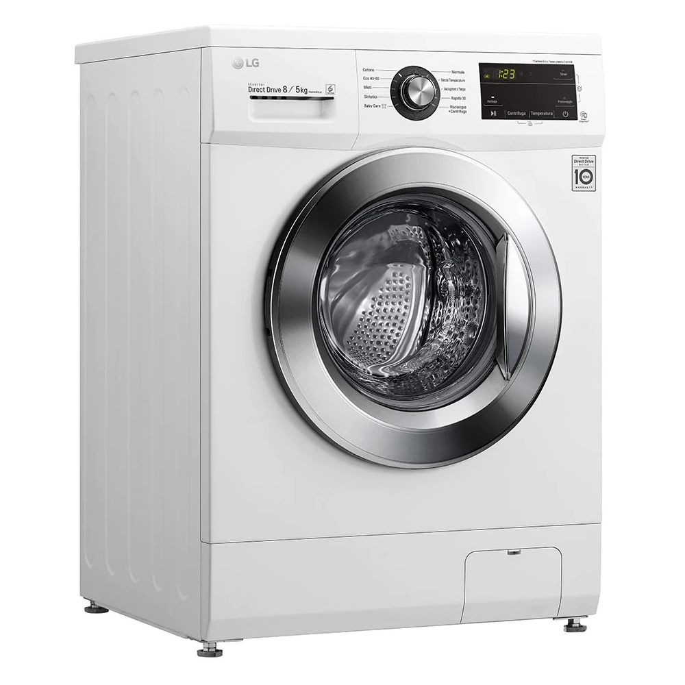 სარეცხი+საშრობი მანქანა LG F4J3TM5WE, 8KG, D, 1400Rpm, 54Db, Washer-Dryer Machine, White