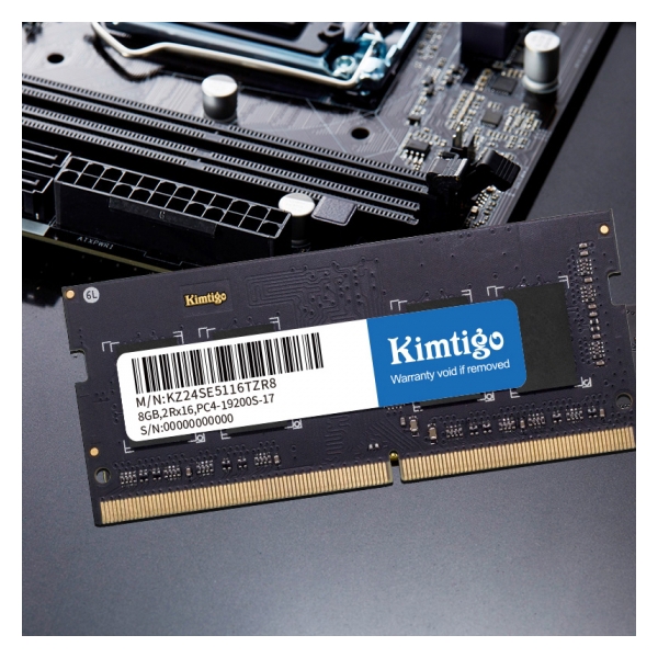 ოპერატიული მეხსიერება Kimtigo KMKS8GF583200, RAM 8GB, DDR4 SODIMM, 3200MHz