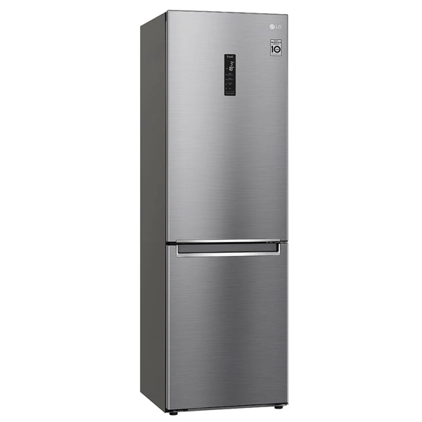 მაცივარი LG GBB61PZHMN, 341L, E, No Frost, Refrigerator, Silver