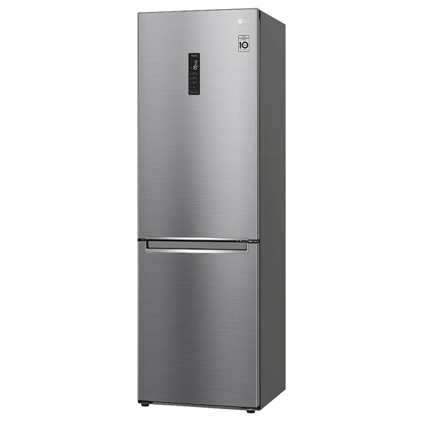 მაცივარი LG GBB61PZHMN, 341L, E, No Frost, Refrigerator, Silver