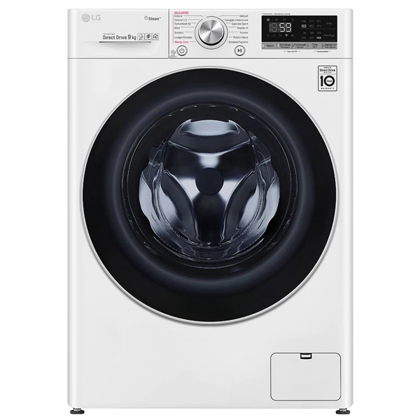 სარეცხი მაქნაქანა LG F4WV509S1E, 9KG, B, 1360Rpm, 72Db, Washing Machine, White