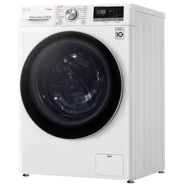 სარეცხი მაქნაქანა LG F4WV509S1E, 9KG, B, 1360Rpm, 72Db, Washing Machine, White