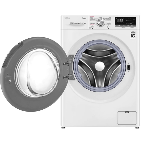 სარეცხი მაქნაქანა LG F4WV509S1E, 9KG, B, 1360Rpm, 72Db, Washing Machine, White