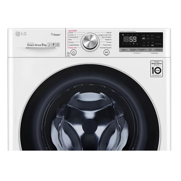 სარეცხი მაქნაქანა LG F4WV509S1E, 9KG, B, 1360Rpm, 72Db, Washing Machine, White