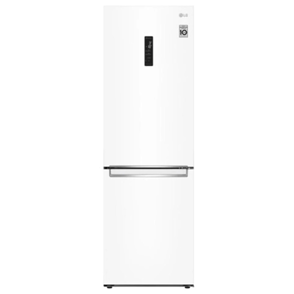 მაცივარი LG GBB61SWHMN, 341L, E, No Frost, Refrigerator, White