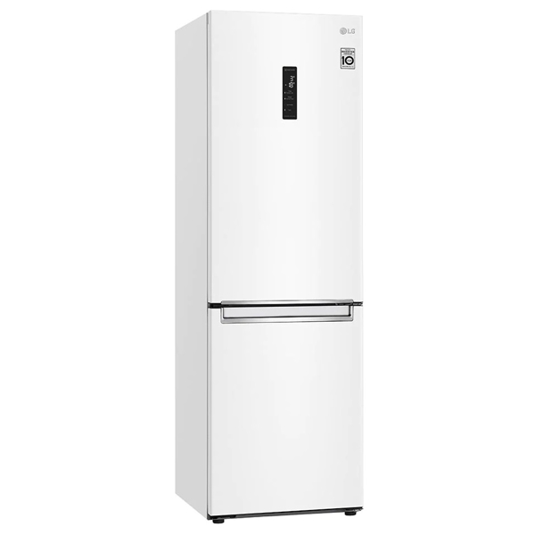 მაცივარი LG GBB61SWHMN, 341L, E, No Frost, Refrigerator, White