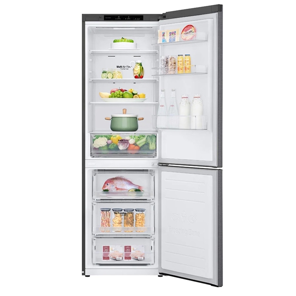 მაცივარი LG GBP31DSLZN, 373L, E, No Frost, Refrigerator, Silver