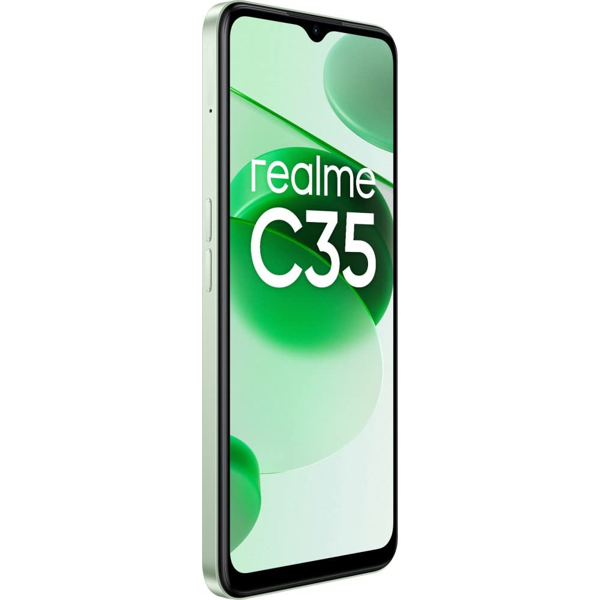 Realme C35, 4GB, 64GB, Dual SIM, LTE, Glowing Green