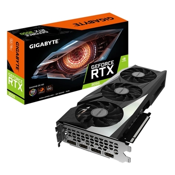 Gigabyte Gaming RTX3050 OC, 8GB, 128Bit, HDMI, DP, Black