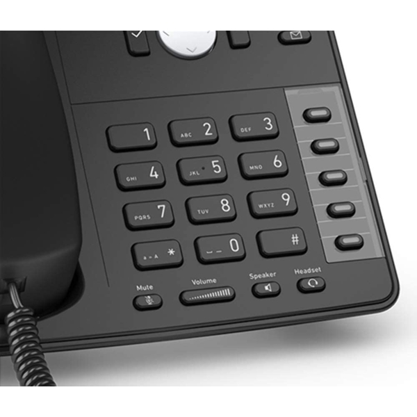 IP ტელეფონი Snom 4235 D710 Desk Telephone SIP identities, LED, RJ45, Black