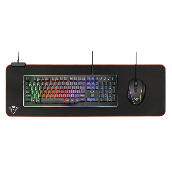 მაუსის პადი Trust 23395 GXT 764 Glide, Gaming Mouse Pad, XXL, Black