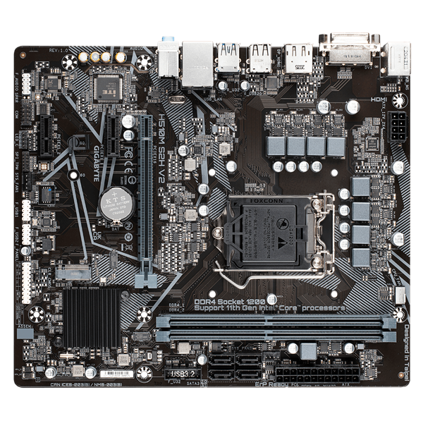 დედა დაფა Gigabyte H510M S2H V2, LGA 1200, DDR4, DIMM, 64GB