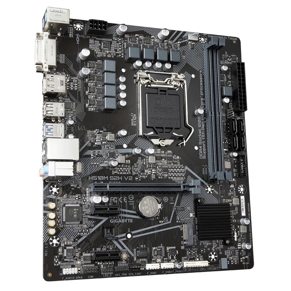 დედა დაფა Gigabyte H510M S2H V2, LGA 1200, DDR4, DIMM, 64GB