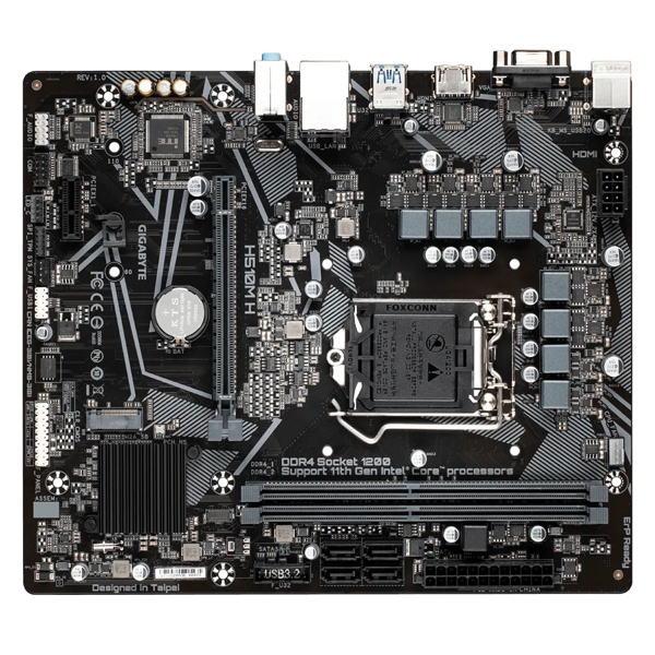 დედა დაფა Gigabyte H510M H, LGA 1200, DDR4, DIMM, 64GB