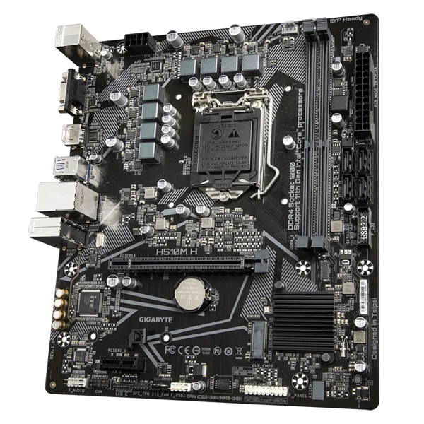 დედა დაფა Gigabyte H510M H, LGA 1200, DDR4, DIMM, 64GB