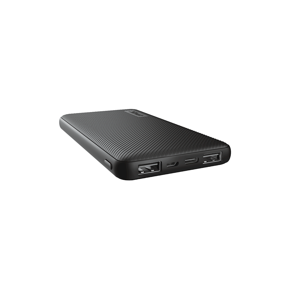 პორტატული დამტენი Trust 24677 Primo, 15000mAh, Micro USB, Type-C, USB-A, Power Bank, Black