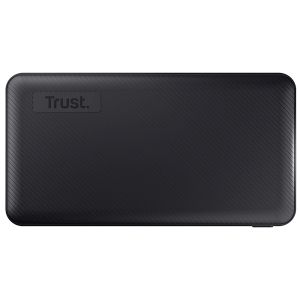 პორტატული დამტენი Trust 24677 Primo, 15000mAh, Micro USB, Type-C, USB-A, Power Bank, Black