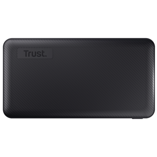 Trust 24678 Primo, 10000mAh, Micro USB, Type-C, USB-A, Power Bank, Black