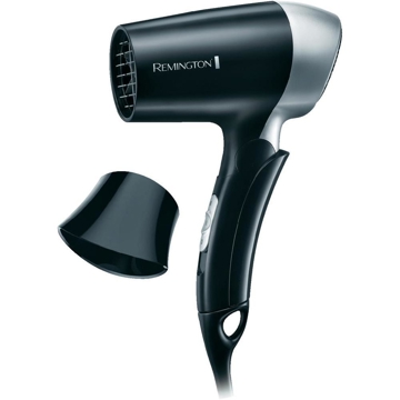 Remington D2400, 1400W, Hair Dryer, Black/Silver