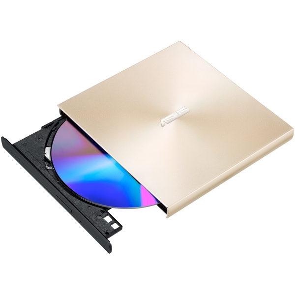 DVD დისკის წამკითხველი Asus SDRW-08U8M-U/GOLD/G/AS/P, USB 2.0, DVD Drive, Gold