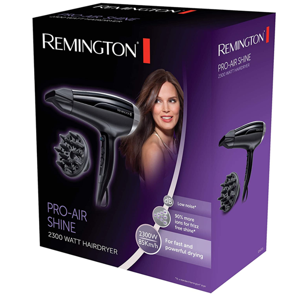 Remington D5215 E51 Hair dryer, 2300W, Hair Dryer, Black